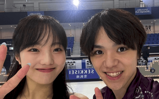 😵ネット激震⁉️「真凜ちゃんのビビかわええー！」宇野昌磨、交際宣言💖本田真凜と公開〇〇⁉️