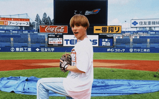 「可愛すぎ💖」白濱亜嵐、神宮のマウンドで〇〇⁉️