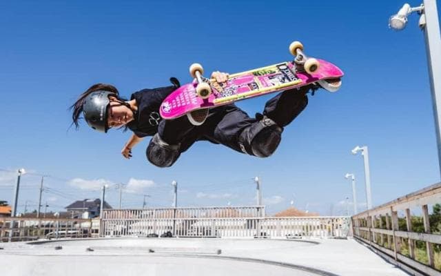 スケートボード・パーク 草木ひなの～現在、世界ランキング3位。パリ五輪出場を目指して跳躍