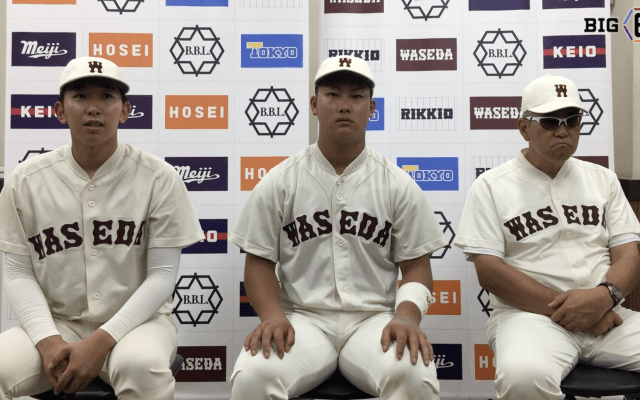 【ヒーローインタビュー】早稲田大学 ​小宮山悟監督・島川叶夢(④済々黌)・伊藤樹(②仙台育英)