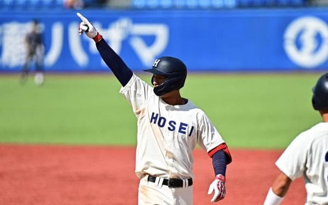 “崖っぷち”の法大救った今季初スタメンの2年生　高校の後輩から殊勲の決勝打