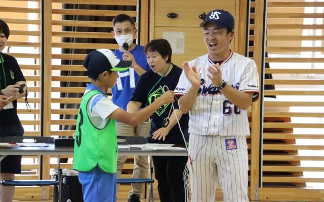 ユニバーサル野球 東京ヤクルトスワローズと共催 三輪正義さんと分かち合った笑顔と喜び「挑戦している仲間がいたら、今日みたいにたくさん応援してあげましょう」
