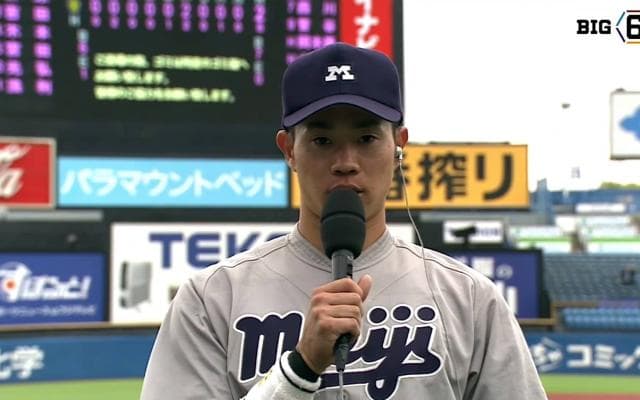 【ヒーローインタビュー】明治大学  直井宏路(④桐光学園)