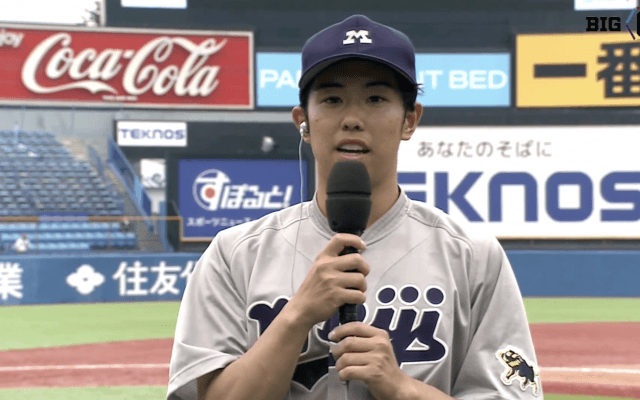 【ヒーローインタビュー】明治大学 飯森太慈(④佼成学園)