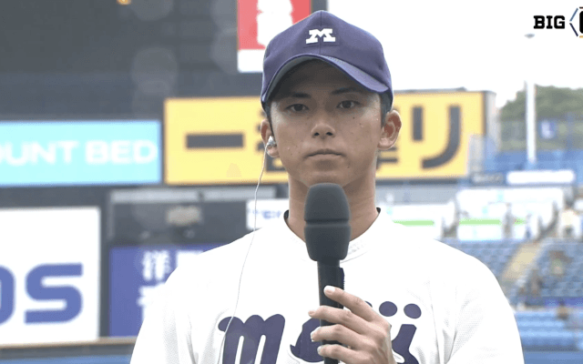 【ヒーローインタビュー】明治大学 宗山塁(④広陵)