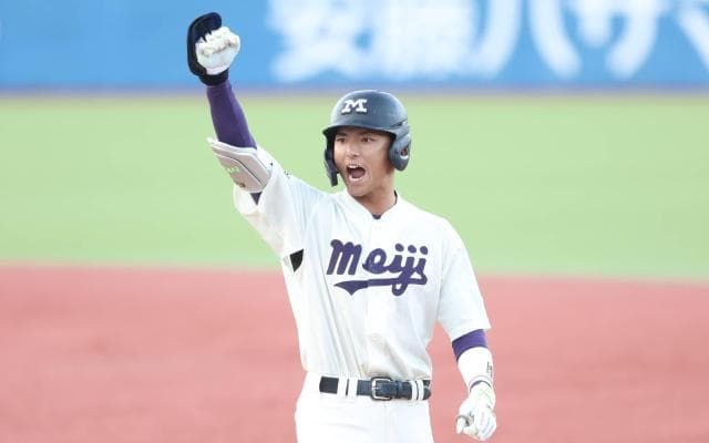 「4年生でつないだ」　明大が延長12回4時間35分耐え忍びドロー…宗山が意地の同点打