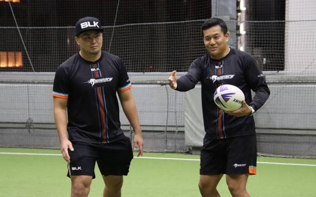 クボタスピアーズ船橋・東京ベイ 岸岡智樹のラグビー体験会 ラグビーの難しさを知り、「上手くなるための根拠」を追求