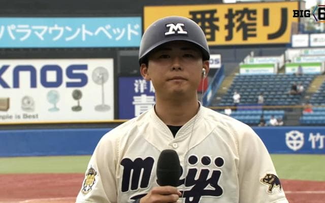 【ヒーローインタビュー】明治大学 福原聖矢(③東海大菅生)