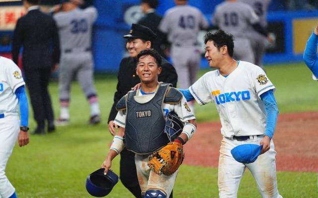 “代役捕手”が引き寄せた東大356日ぶり勝利「ゲームつくれた」骨折の主将もうれし涙