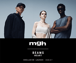 mgh × BEAMS HEART　レクタングル