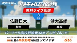 夏の甲子園
3回戦 佐野日大 - 健大高崎