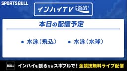 夏季インターハイ
水泳 飛板飛込ほか