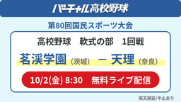 国民スポーツ大会 軟式の部1回戦
茗渓学園 - 天理