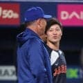【WBC】坂本誠志郎、試合中はベンチで大谷翔平と熱い会話　アナリストとも情報共有