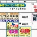 侍ジャパンの日程／一覧