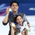【フィギュア】りくりゅう、外務省SNSに登場「最高の練習環境が金メダルにつながった」
