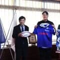 【リーグワン】静岡ブルーレヴズが静岡市の難波市長を表敬訪問…２８日・アイスタ開催の神戸Ｓ戦をＰＲ