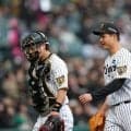 阪神・大竹が伏見と初バッテリー「すごい投げやすかった」　スローボールは打ち合わせなし「坂本さんの流れで投げちゃいました」