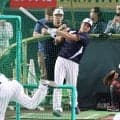 【WBC】２戦連発あるか!?　大谷翔平がフリー打撃で照明直撃弾　観客「おー！」どよめき