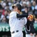 阪神・ドラ３岡城　甲子園初安打　悔やむ守備ミス「すごく反省して次に」