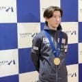 世界ジュニア連覇の中田璃士が帰国　日本人初４Ａ習得へ意欲「自分が最初に成功する人になりたい」
