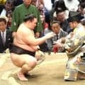 元大関・朝乃山が一番思い入れの強い春場所で初白星　「自分らしい相撲だった」