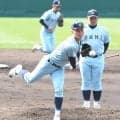 センバツ甲子園練習スタート　一番乗りは近江　プロ注目右腕・上田「きれい。投げやすいかな」　２日間で実施