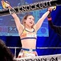 【KNOCK OUT】女子初アンリミで“流血のマドンナ”鈴木万李弥が強烈パウンド投下し勝利