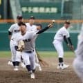 【センバツ】三重が甲子園練習　交通事故で大けがのエース吉井海翔「憧れの場所に立てて…」
