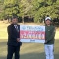 プロ４年目の山脇健斗が通算６アンダーで優勝「頭を使いベストなプレーができた」日神カップ
