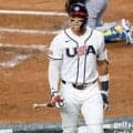 敗れたアメリカ代表、主将ジャッジは呆然、ベンチから動けず　3三振と大ブレーキ　「ドリームチーム」もベネズエラに敗れ世界一奪還は果たせず【WBC】