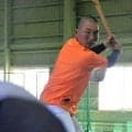 急きょDHに選ばれた滋賀学園の背番号7　重さ2倍のバットで素振り