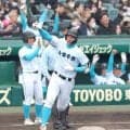 山梨学院・菰田「打った瞬間」甲子園初アーチ　開始わずか２分！５得点起爆　五回走者と交錯「これまでにない痛み」も次戦へ闘志