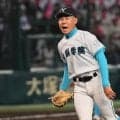 主力負傷の山梨学院救ったリリーフエース！指揮官も絶賛の技巧派左腕が見事な火消し｢自然と気持ちが入った｣【センバツ】