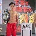 初防衛戦の日本ミニマム級王者森且貴「これに勝ったら世界」挑戦者岡田真虎「ベルトが超ほしい」