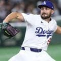 ドジャース　ベシアが悲しみを乗り越え１回無失点　昨年ＷＳ中に愛娘が死去　復帰登板はファン総立ちで出迎える