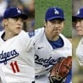 メジャー史上初！ド軍日本人３投手が同一カード３連戦に先発　正式発表　３１日佐々木　４月１日大谷　４月２日山本　対ガーディアンズ