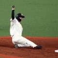 阪神　中野が通算１００盗塁を達成　五回に二盗に成功　プロ１年目の２１年に盗塁王