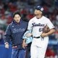 【ヤクルト】リランソ、打球が右肘付近当たり緊急降板　池山監督「当たった感じは筋肉打撲と…」