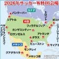 Ｗ杯出場48チーム出そろう　日本が昨年３月に世界最速突破、最終切符はイラク／一覧