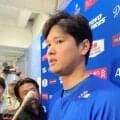 大谷翔平　次戦は岡本和真と激突か？「（対戦）できればうれしいですし」村上宗隆にはエール「健康でいいシーズンを送ってもらえたら」