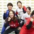 三輪さくら「日本一」へチームけん引だ  １０日開幕・女子ソフトボール「ニトリＪＤリーグ」ＰＲ来社