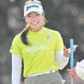 菅楓華がショットインイーグルで首位浮上「明日も伸ばしたい」　佐久間朱莉は１差２位で週末へ