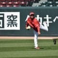 広島　３年目の左腕・高が１軍合流　現状ブルペン陣の左腕はハーンと森浦のみ　益田が１軍練習に姿見せず