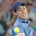 錦織圭の完勝劇、大物野球選手が観戦