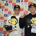 【阪神】森下翔太、同期「ヒデ」の初勝利に「プレッシャーかけ続けてていた」先制弾で援護