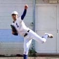 【高校野球】知徳プロ注目192cm左腕・渡辺大地、サイド気味フォームから投じる直球が持ち味
