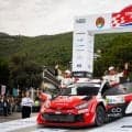 WRCクロアチア：ラリーの正式結果が発行され、勝田貴元の連勝が確定
