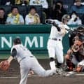 阪神・佐藤輝　マー君撃ち４号２ラン　ボール気味インハイをバックスクリーン右へ「いい風が吹いていた」