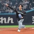 【日本ハム】高身長歌謡グループ「風輪」翔司、ノーバン105キロのファーストピッチ披露